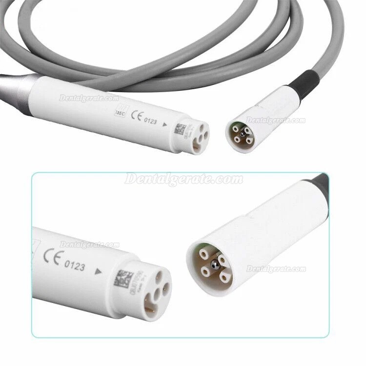 Vrn K08AL Dental-Ultraschallscaler mit abnehmbarem LED-Handst&uuml;ck und G1-, G2-, G4- und P1-Aufs&auml;tzen